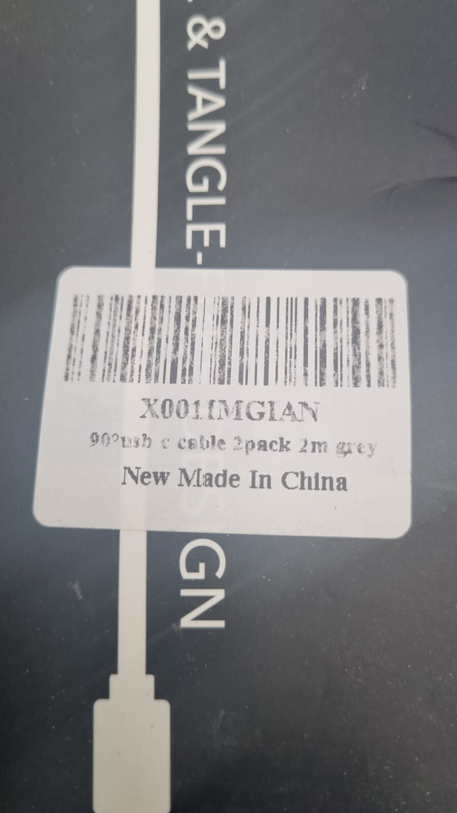 USB C Cable[2Pack] Grey 2m