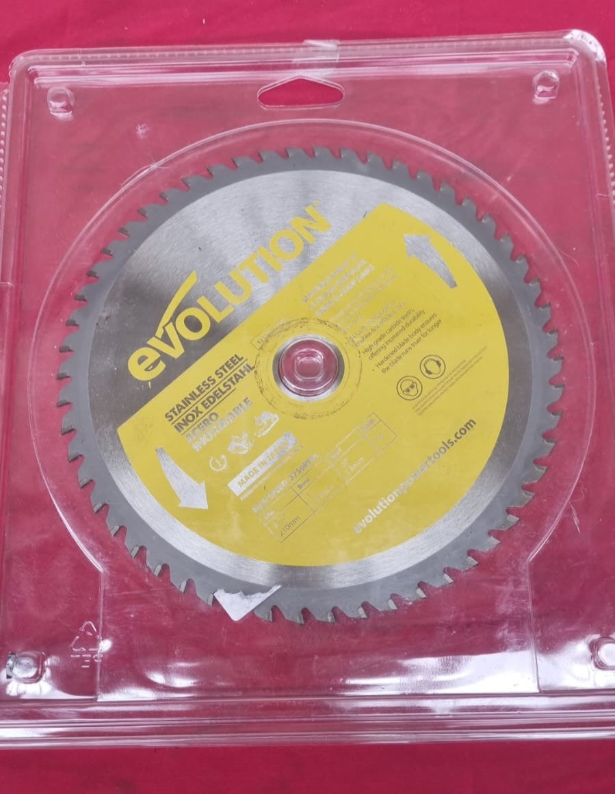 Evolution Power Tools S210TCT-54CS, Stainless Steel, 210mm