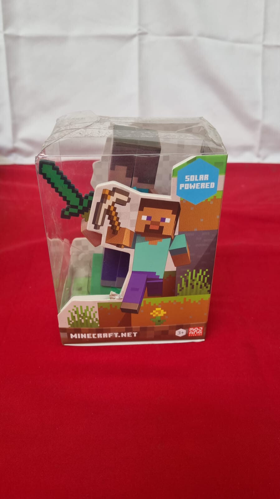 Minecraft Steve Solar Pal - Home Office Table Desk Dashboard Car Decor Decoratio