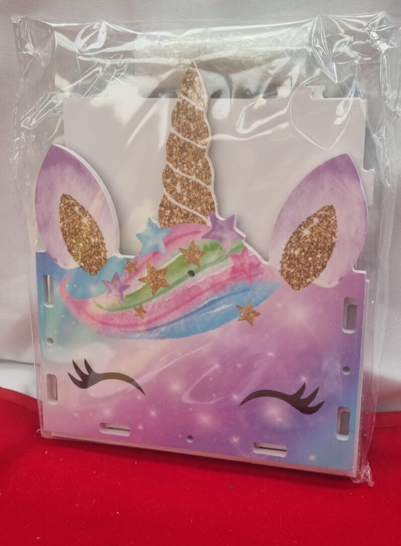 MHJY Unicorn Pencil Holder Organizer Makeup Brush Holder (BOX DAMAGED)