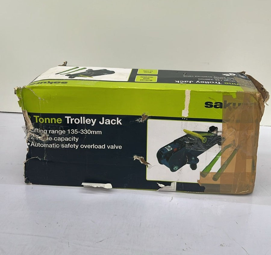 Sakura 2 Tonne Hydraulic Trolley Jack For Cars (BOX DAMAGED)