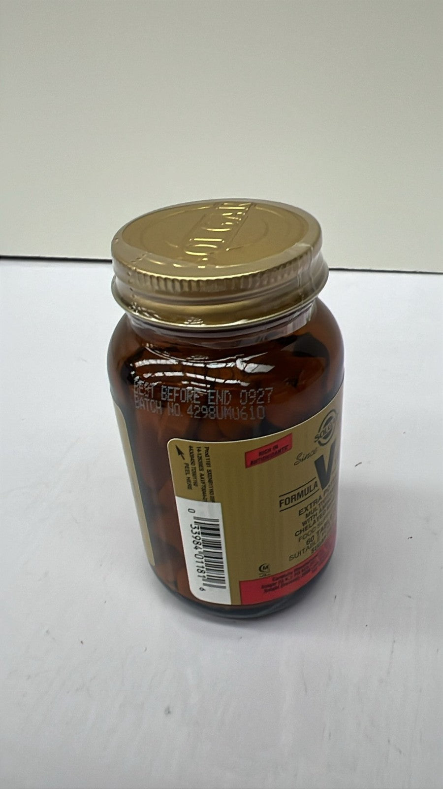 Solgar Formula VM-75 - Folic Acid 60 Tablets (Packaging Damaged)