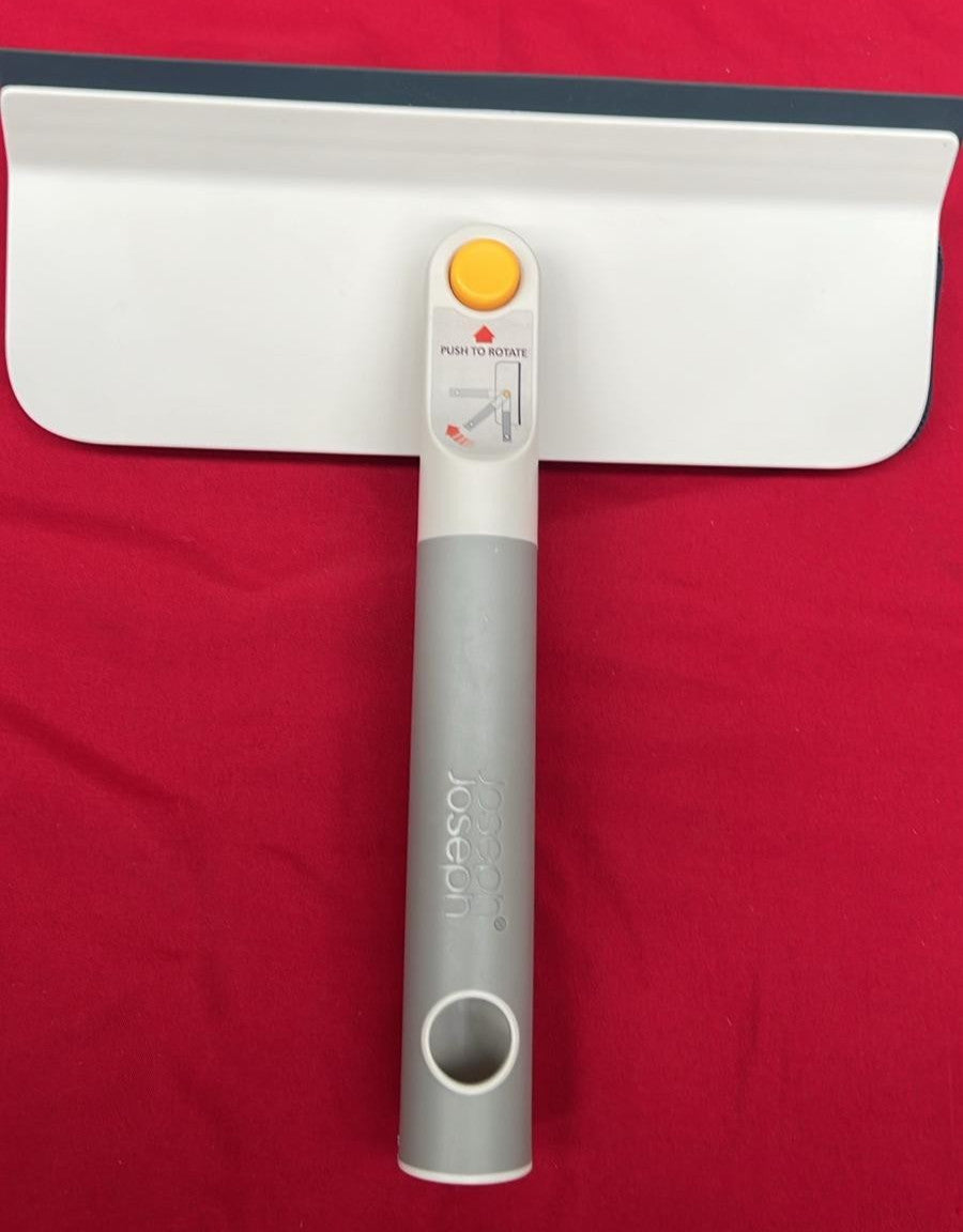 Joseph Joseph CleanTech 2-in-1 Glass Cleaning Squeegee with Microfibre Pad