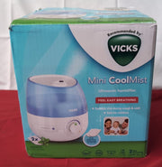 Vicks Mini Cool Mist ultrasonic humidifier - 1.8 L Tank (no vapopads included)