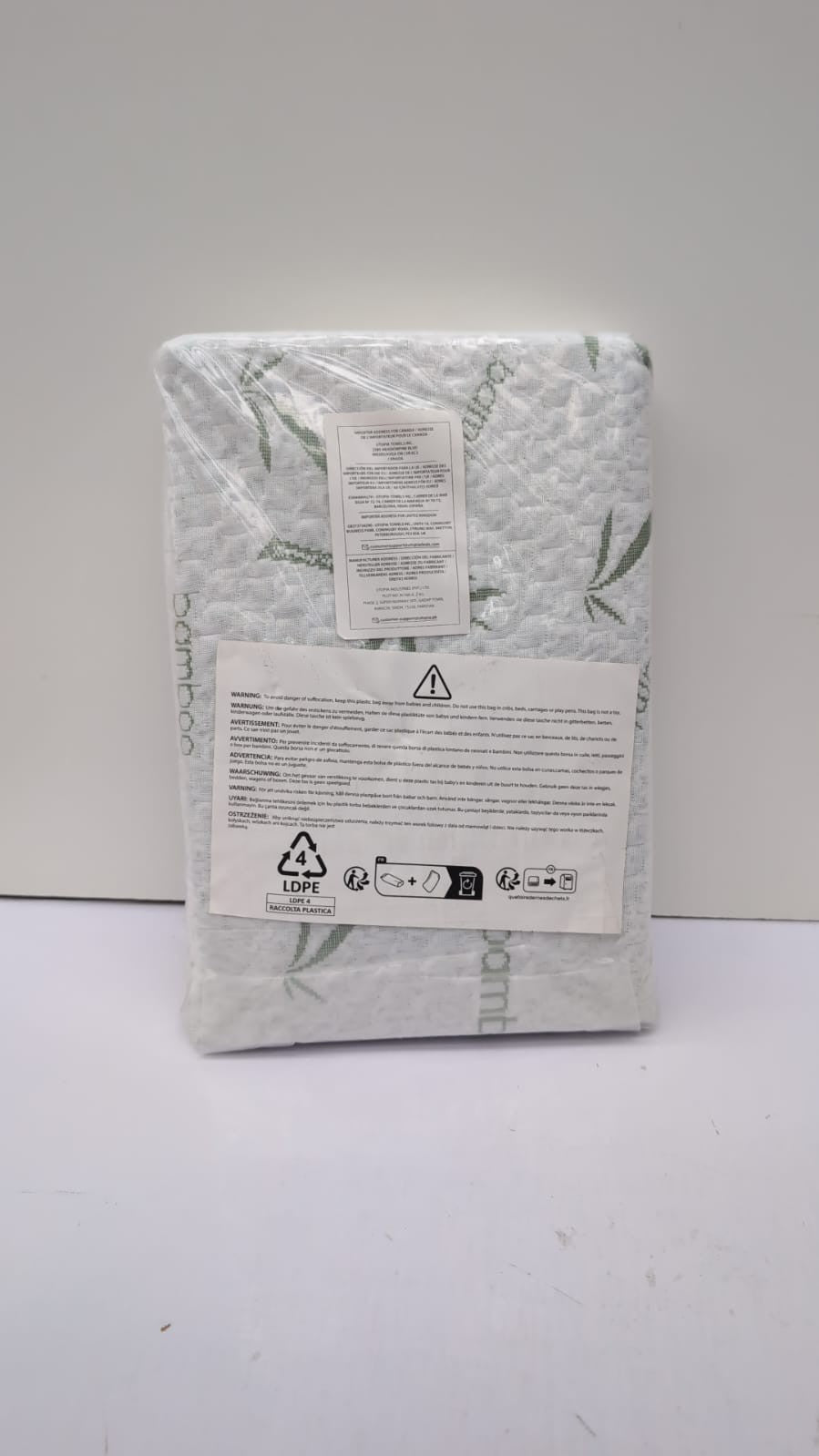Utopia Bedding Waterproof Viscose Mattress Protector, Single Bed Size