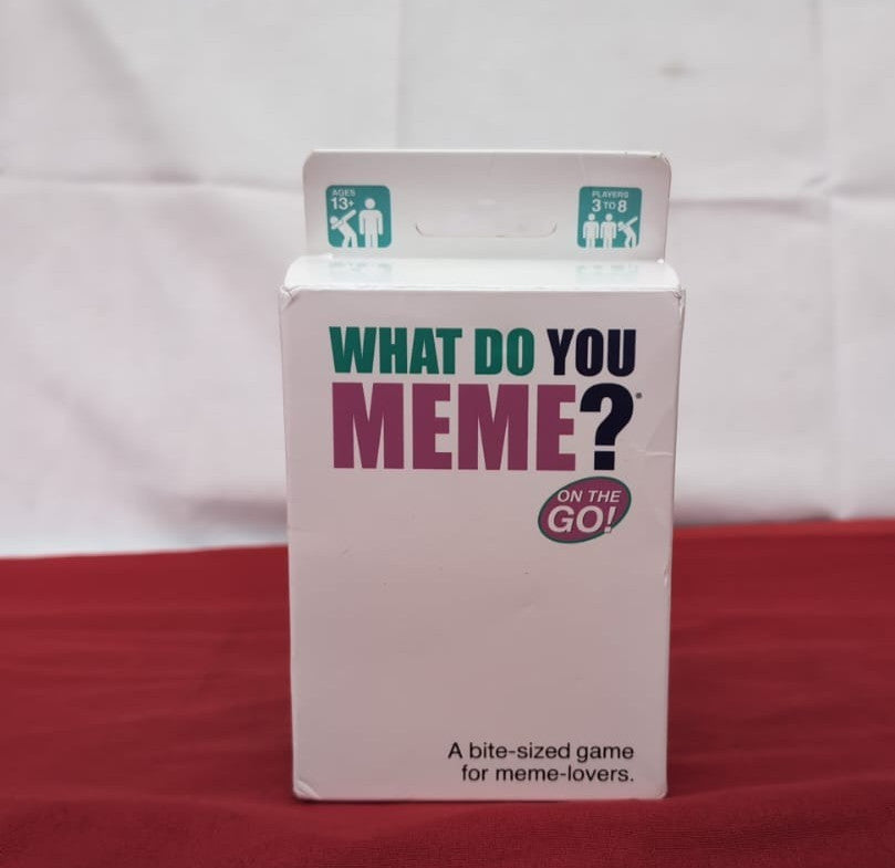 What Do You Meme? On The Go! Travel Edition of the game(packaging  damage)