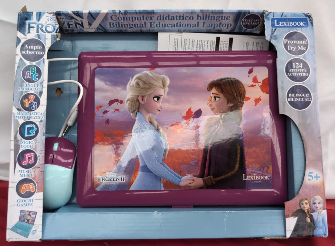 Lexibook, Frozen, Educational and Bilingual Laptop Arabic (packaging damaged)