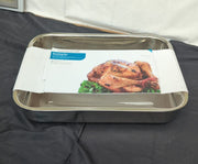 KitchenCraft  Silver Stainless Steel Roasting Pan(Has Dent)