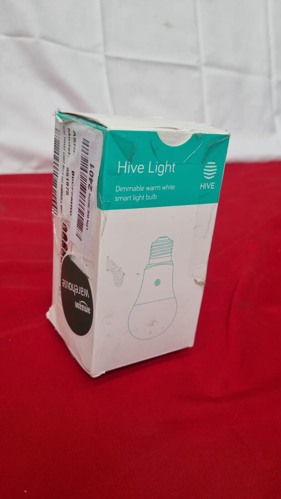 Hive Smart Light Bulb Tuneable - Bayonet, Works with Amazon Alexa (box damaged)