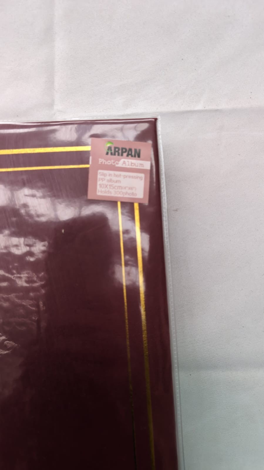 Arpan 6x4" Photo Album in Case – Holds 300 Photos Slip-in Style