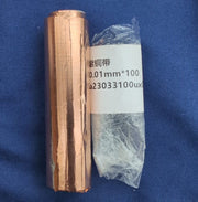 Copper Sheet Roll, Metal Foil Plate 0.01mm x 100