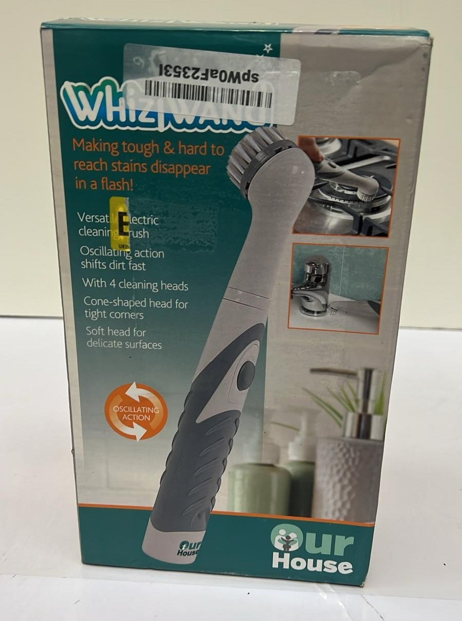 OurHouse Whiziwand, Electric Cleaning Brush, Automatic Household Scrubber