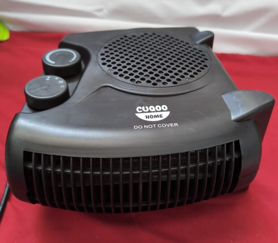 2KW Fan Cooler Heater Variable Thermostat & Heat Settings – Low Energy