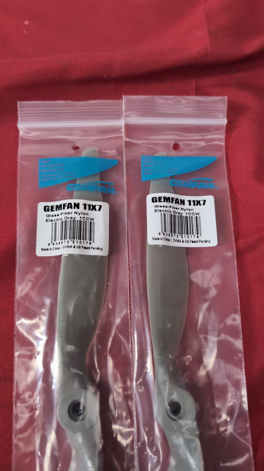 11x7 E Thin Electric RC Airplane Composite Propeller (2pack)