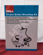 Hilka 12724041 14 pce Brake Bleeding Kit (box damaged)
