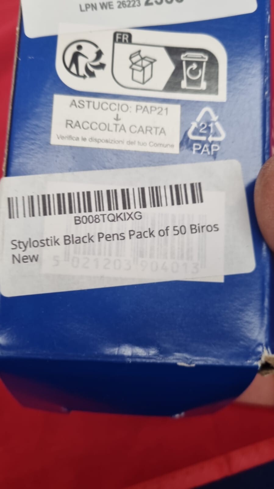 Stylostik Black Pens Pack of 50 Biros