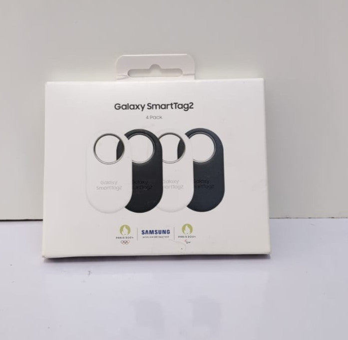 Samsung Galaxy SmartTag2, White and Black (4-Pack, PACKAGING OPENED)