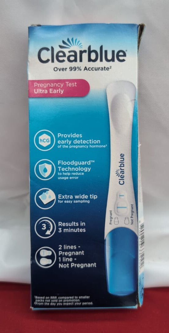Clearblue Pregnancy 3 Tests, Early Detection, (packaging damaged)