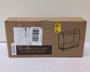 HomGOAT Tea and Coffee Station Organizer with Nespresso Pod Storage, Coffee Bar