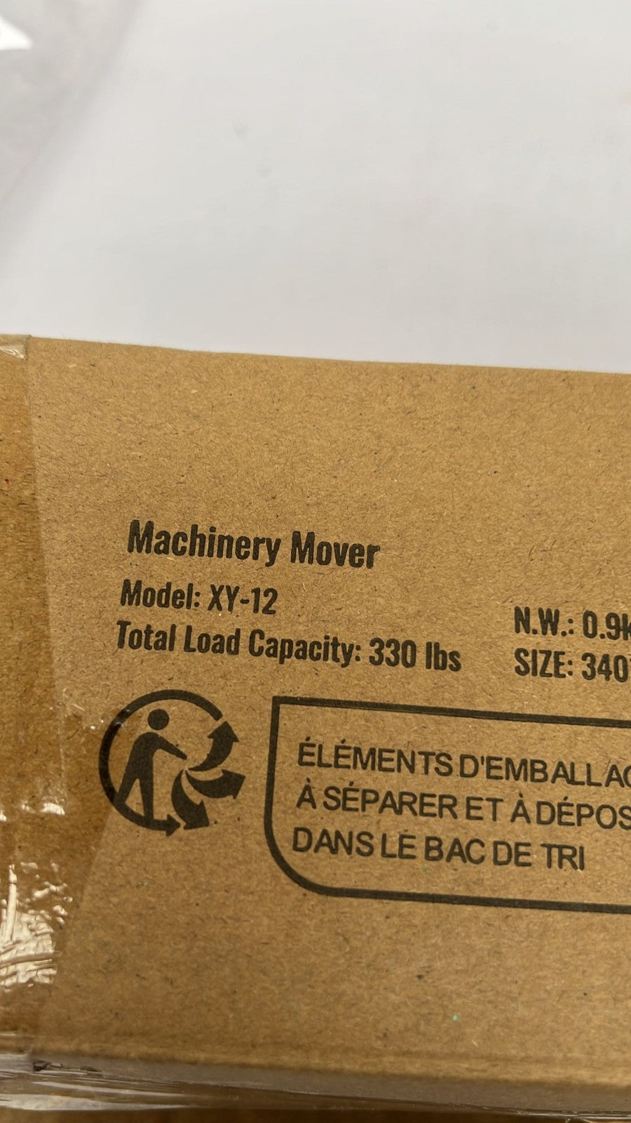 vevor machinery mover XY-12 (BOX DAMAGED)