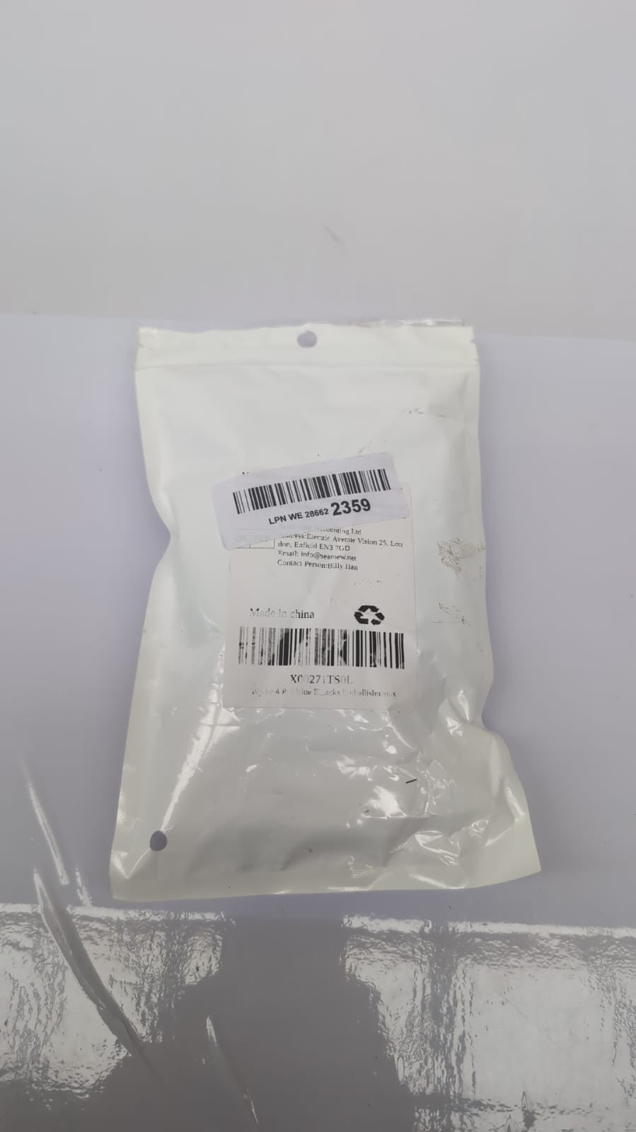 4pcs Royal Blue Floral Lace Appliques – Edge Patches for Sewing (New)