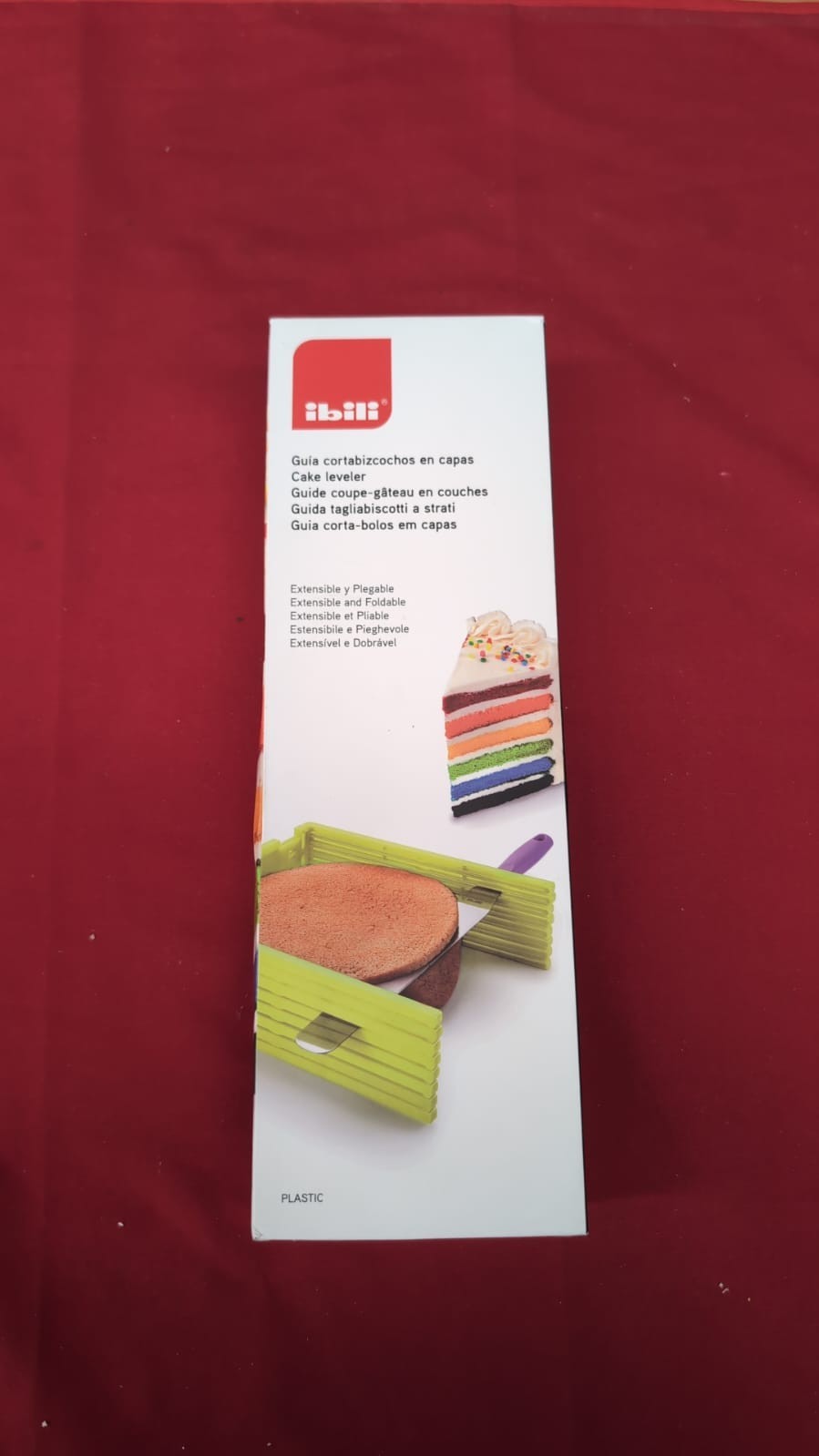 Ibili Layer Cake Slicing Kit, Green, 20 x 10 x 10 cm( packaging damaged)