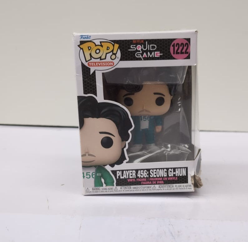 Funko POP! TV: Squid Game  Gi-hun 456 Collectable Vinyl Figure (Box damaged)