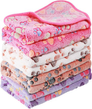 Pet Blanket Dog Puppy Paw (4 pieces)