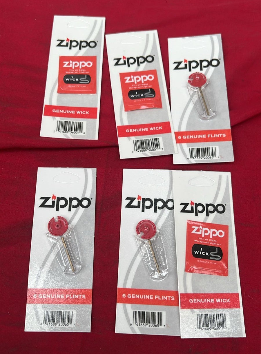 Zippo Accessory Set - Includes Flint Blister Pack And Wick Blister Pack