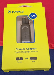 Yinke 5V USB-C Shaver Adapter for OneBlade Series, Multigroom Trimmer Type-C