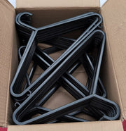 REQUISITE NEEDS  Adult Coat Hangers of Strong Plastic and Durable (100pack)