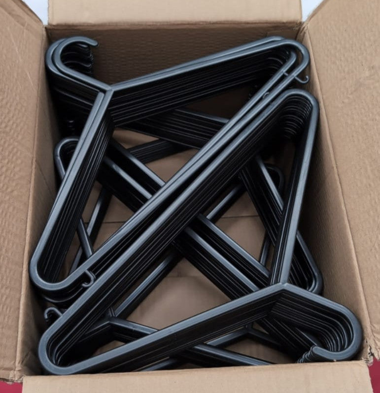 REQUISITE NEEDS  Adult Coat Hangers of Strong Plastic and Durable (100pack)