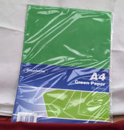 Stephens Coloured Paper Green A4 80gsm 20 Sheets, Great for Printing, Photocopy