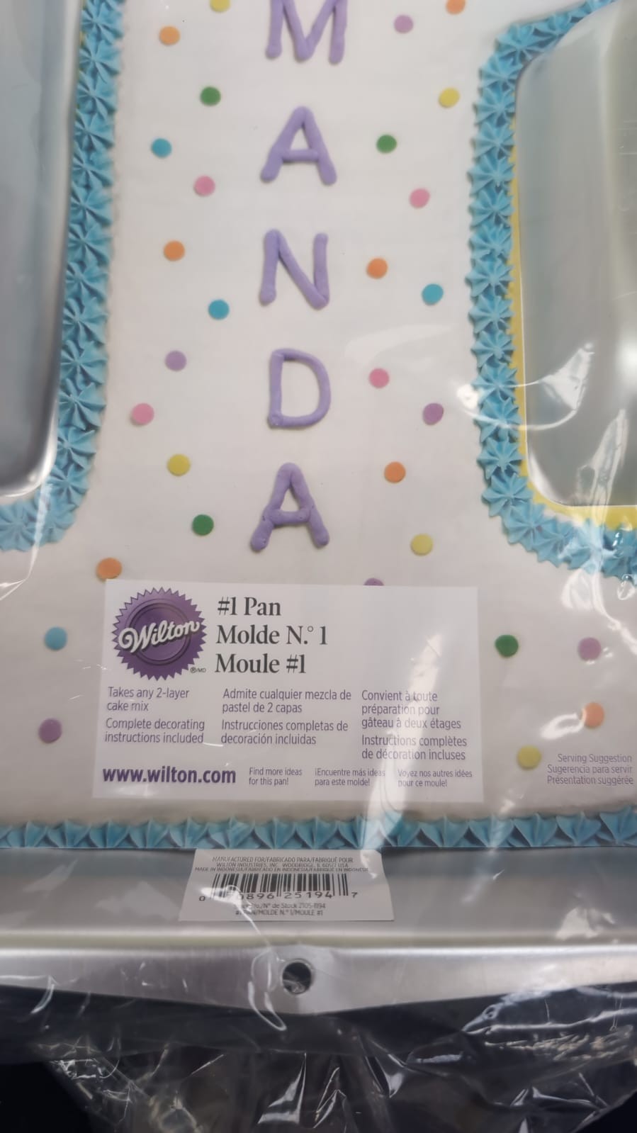 Wilton First Birthday Cake Pan, Kids 3D Number One Cake Pan