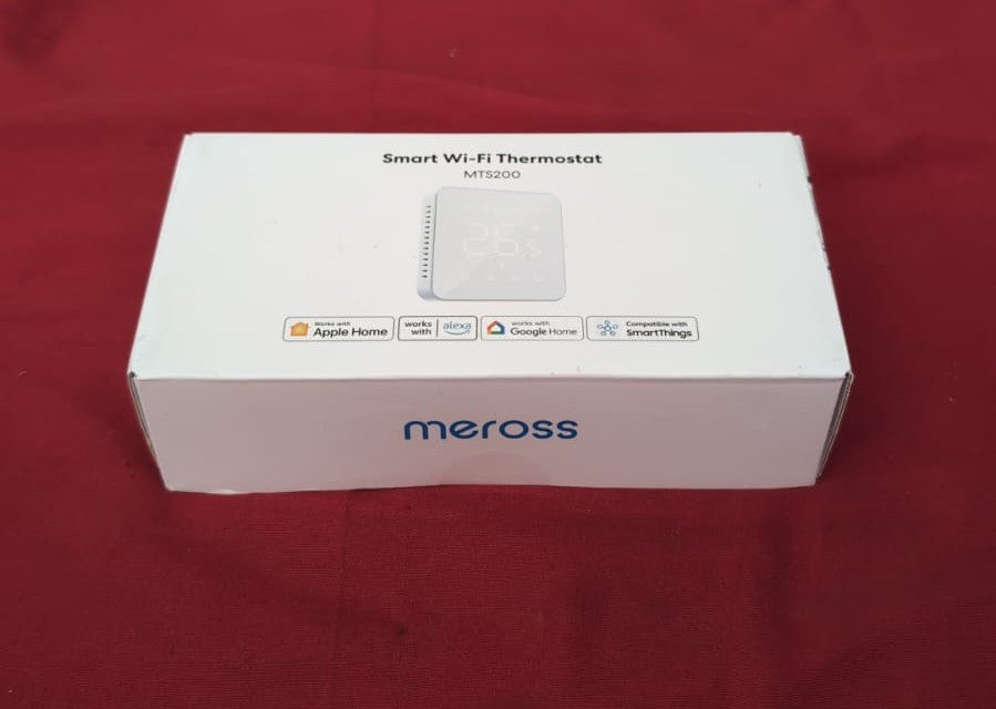 Meross Smart Thermostat, for Electric Underfloor Heating, Compatible with Apple