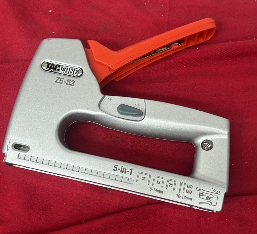 Tacwise Z5-53 Heavy Duty 5-in-1 Metal Staple Nail Gun (NO STAPES)