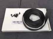 8 Zips for Sewing, Black Continuous Zip and Sliders, Nylon Coil Zipper