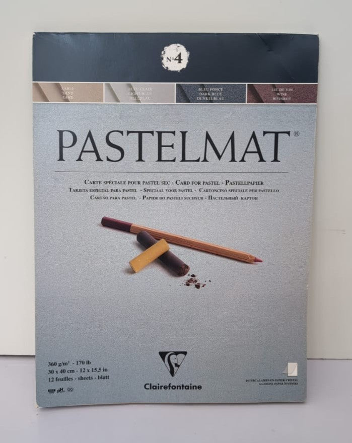 Clairefontaine Pastelmat Pastel Card Pad (Slight damage to covers and one page)