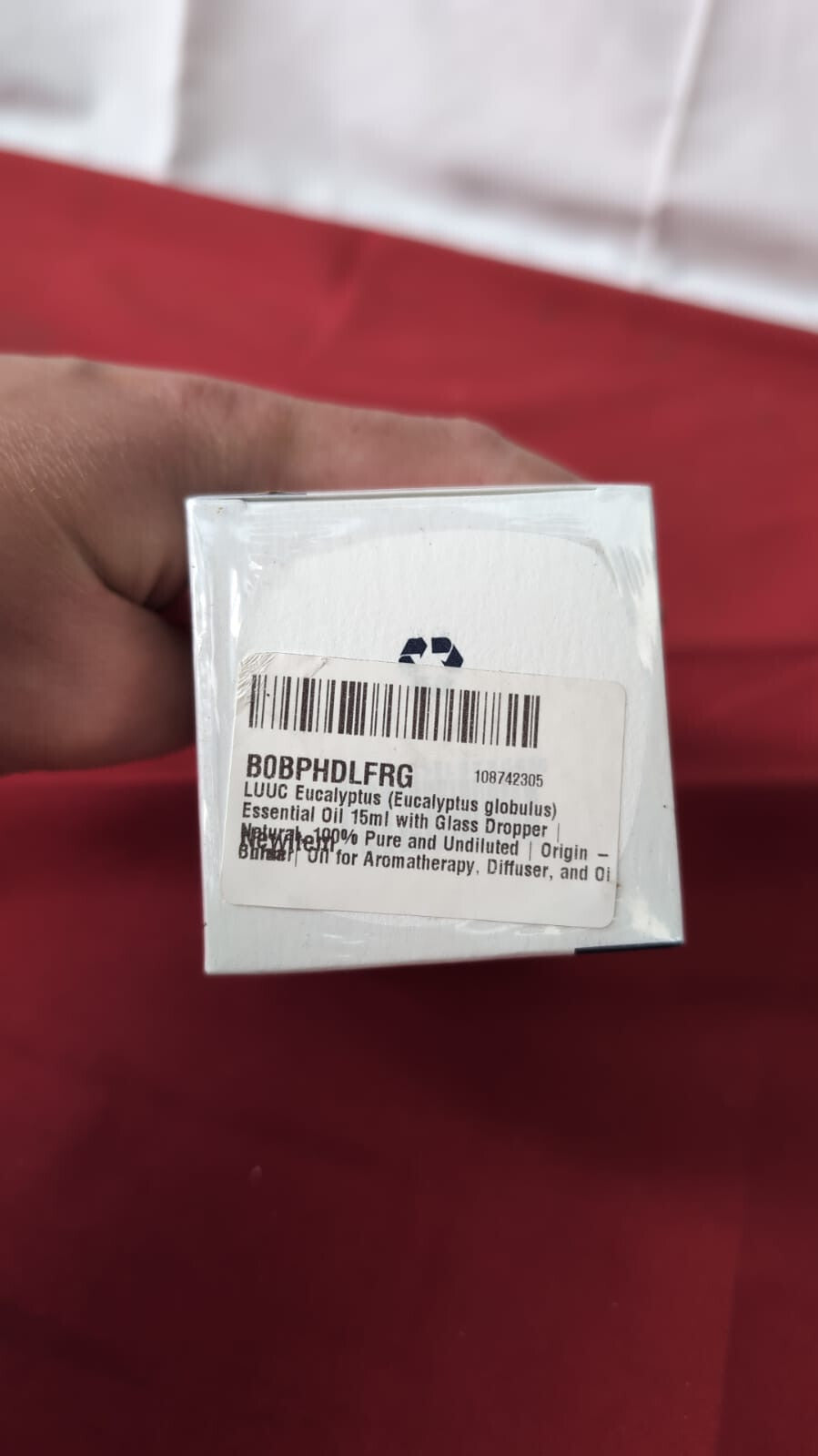 Eucalyptus Essential Oil globulus with Glass Dropper Steam Distille 15ml