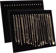 Genie Crafts Jewelry Display for Selling, Black Velvet