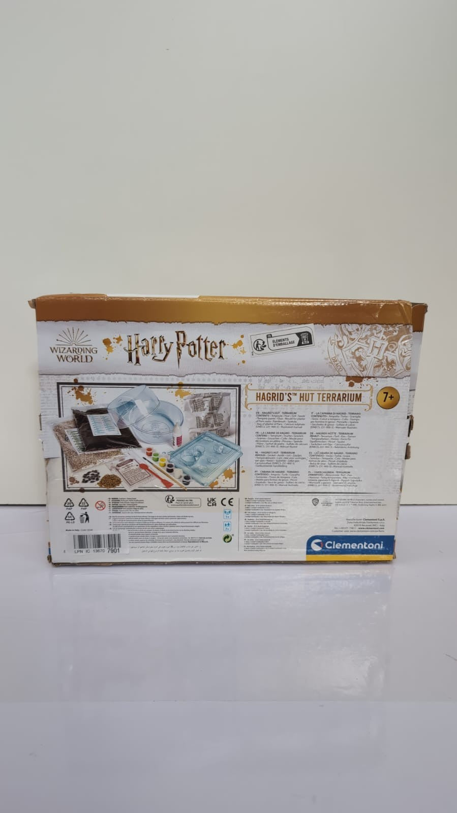 Clementoni-Harry Potter Terrarium Kit Build Your Magical Greenhouse(box damaged)