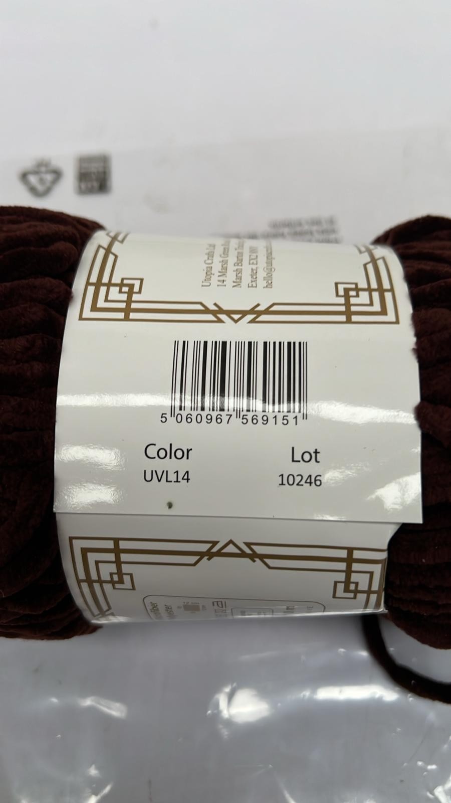 Utopia Crafts Velvet Lux Chenille Super Soft Chunky Yarn