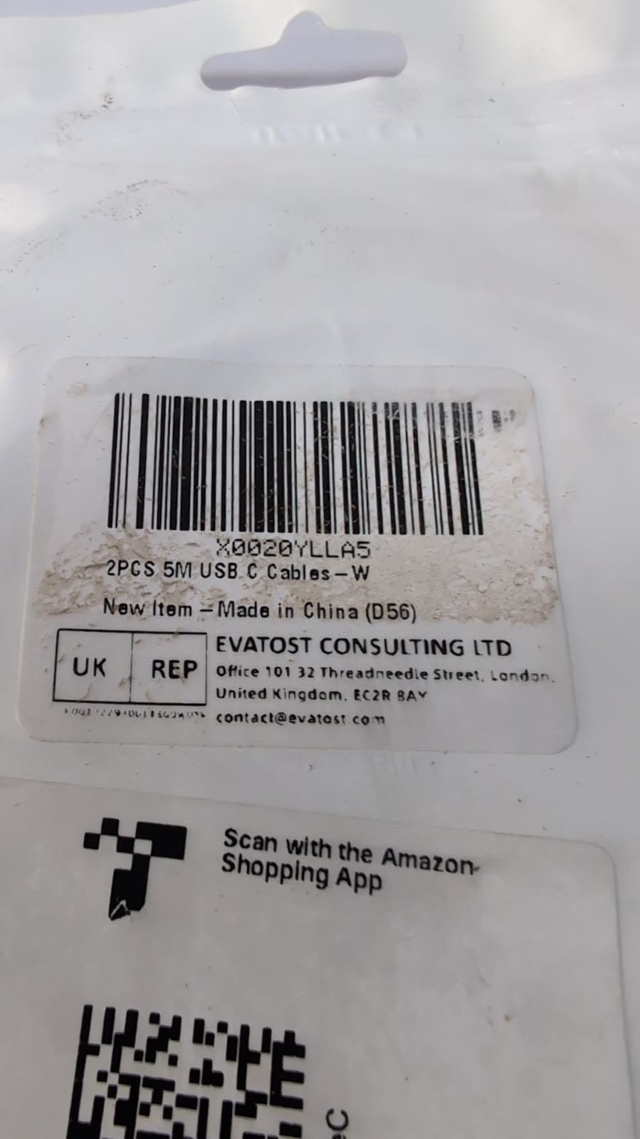 [2 Pack] 5M USB C Cable, USB A to USB Type C Extension Charging and Data Sync