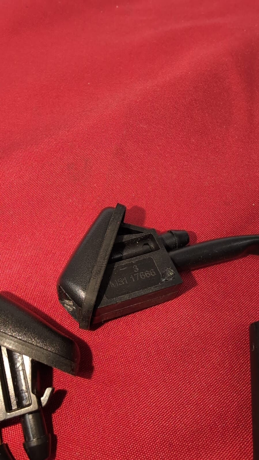 2 Pcs Car Windshield Washer Wiper Water Nozzle, Windscreen