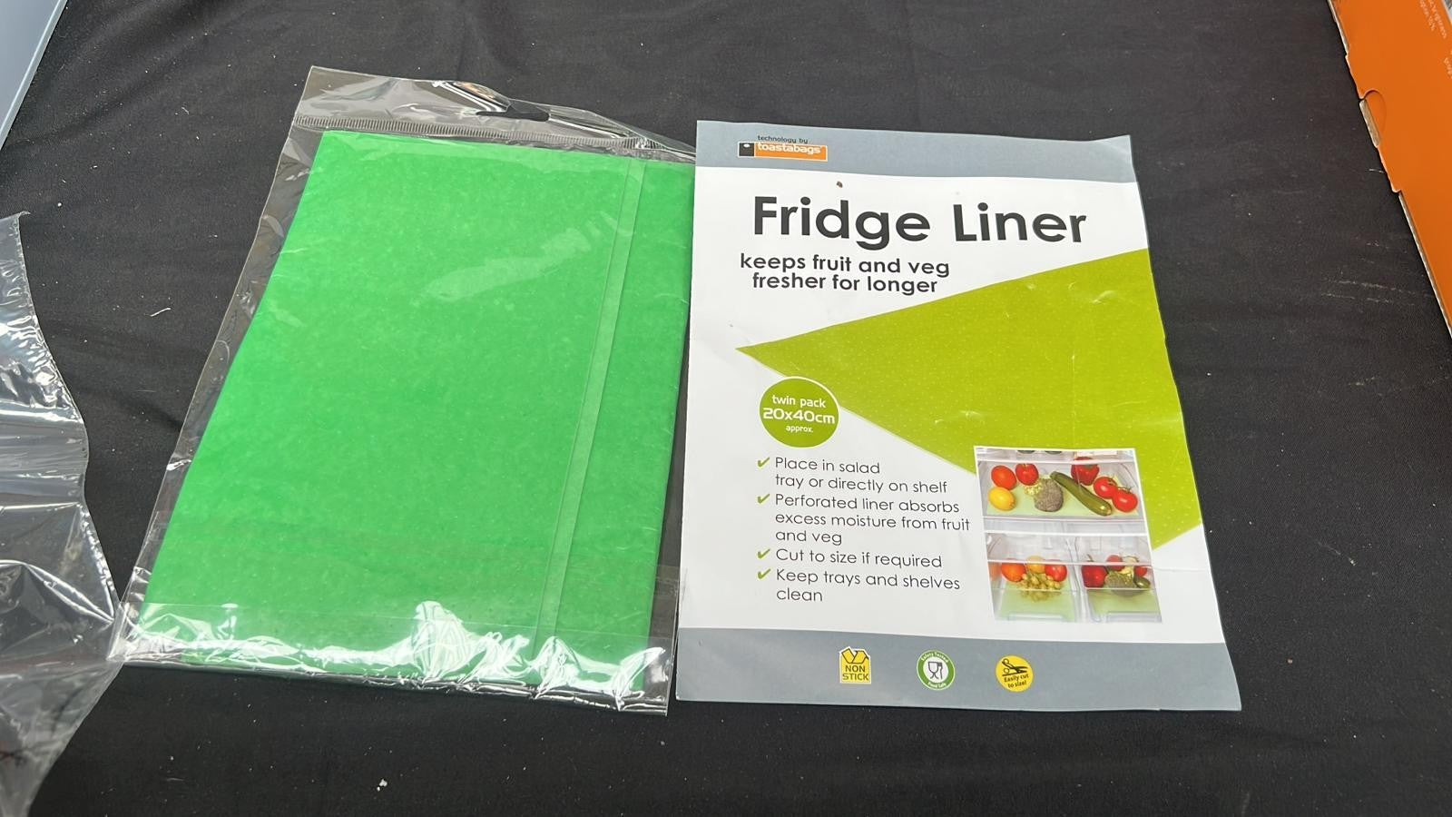 Toastabags Fridge Liners – Keep Salad, Fruit & Veg Fresher, Great Value Pack