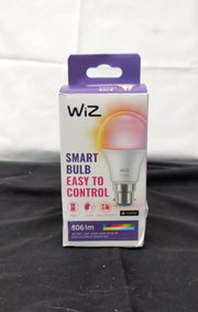 WiZ Smart Colour Bulb, A60, 8.5W, Colour, Motion Sensor with App, B22