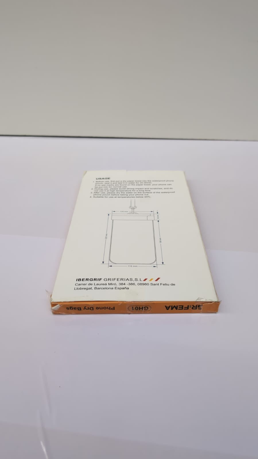 GRIFEMA IPX8 Waterproof Phone Case for Swimming – Fits up to 8.2" (Box Damage)