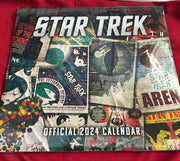 Star Trek TV Series 2024 Calendar, Month To View Square Wall, Official