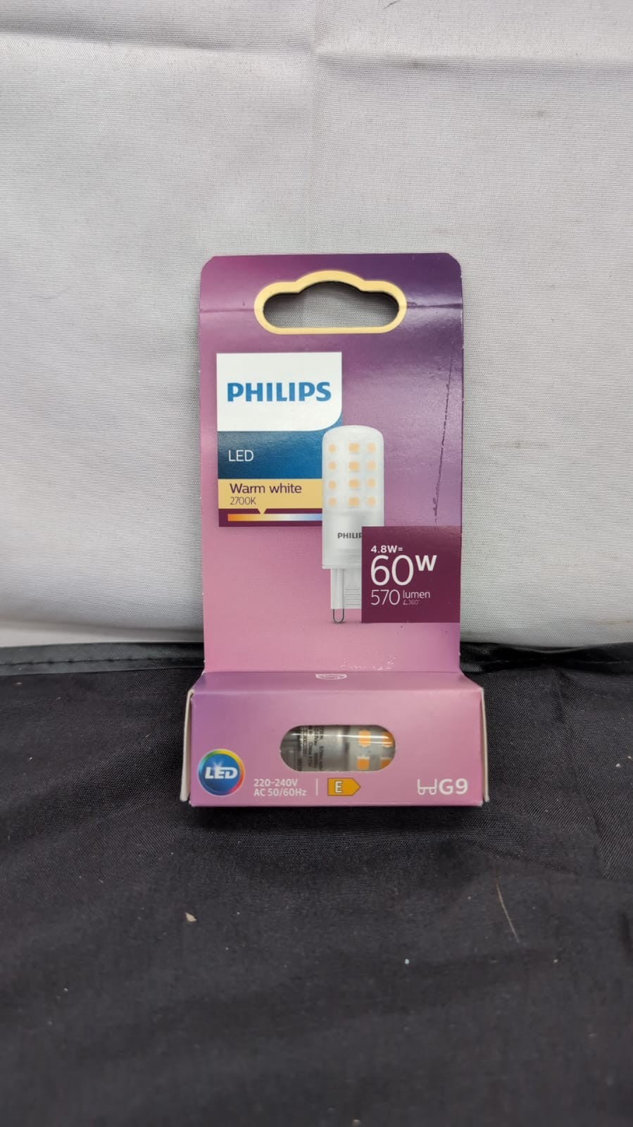 Philips LED Premium Light Capsule Spot [G9 Socket] 4.8W - 60W Equiv, Warm White