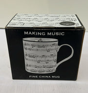 The Leonardo Collection Making Music Mug for Home & Kitchen